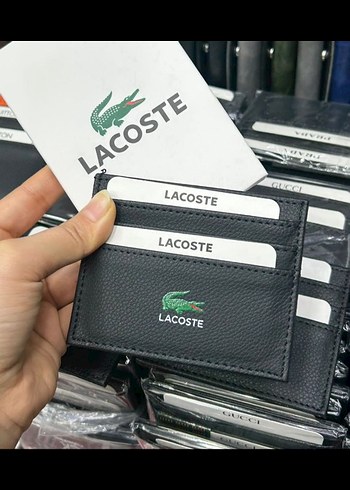 Lacoste Siyah Erkek Kartlık Cüzdan - Görsel 4
