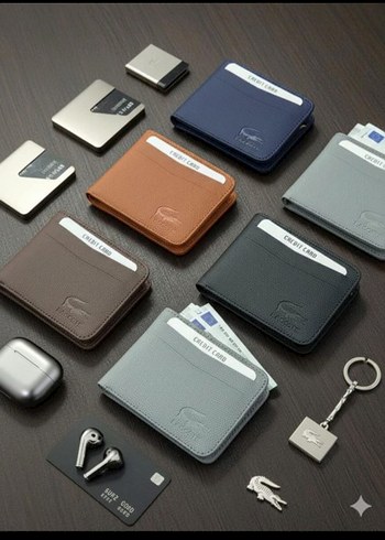 Lacivert Lacoste Erkek Cüzdan - Görsel 5