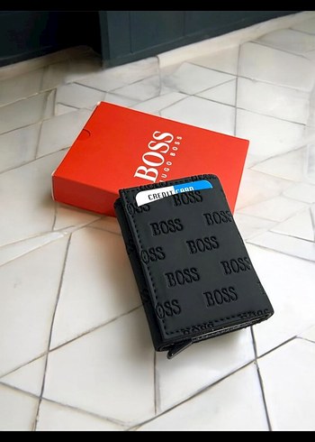 Siyah Baskılı Erkek Cüzdanı - Görsel 7