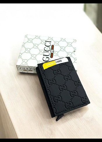 Siyah Baskılı Erkek Cüzdanı - Görsel 2