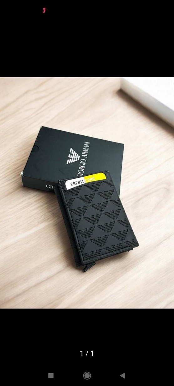 Siyah Baskılı Erkek Cüzdanı - Görsel 4