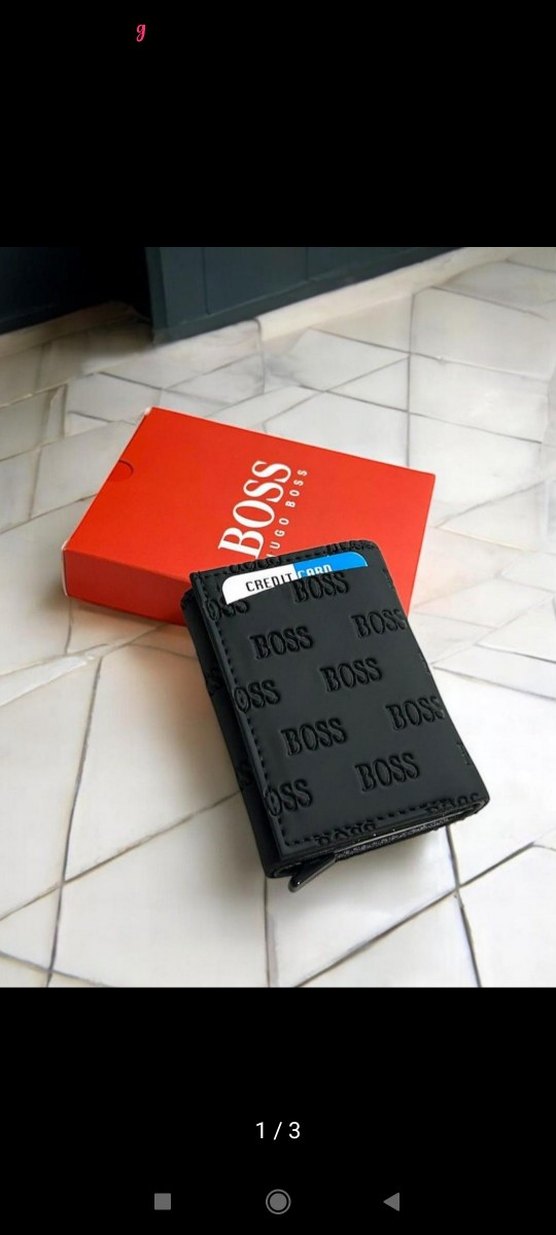 Siyah Baskılı Erkek Cüzdanı - Görsel 5