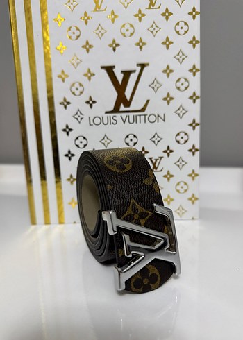 Louis Vuitton Parlak Kahverengi Deri Kadın Kemer - Görsel 2