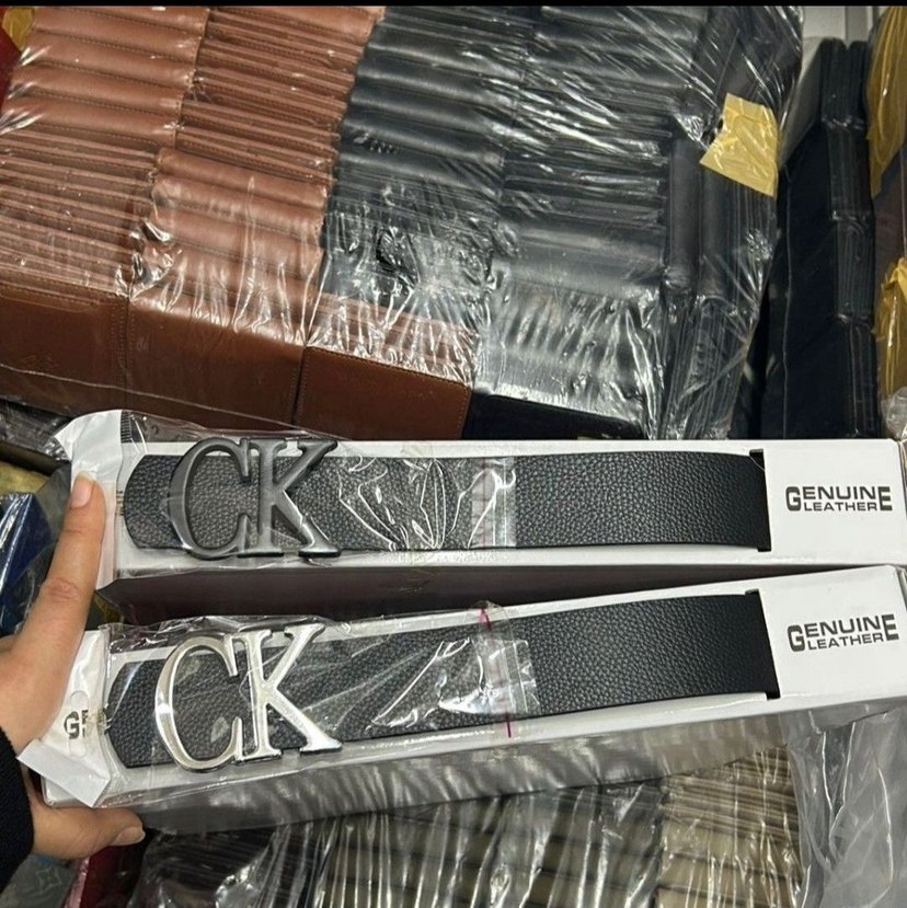 Kadın Siyah Deri Tokalı Kemer - Görsel 3