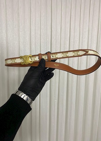 Kahverengi Deri Tokalı Kadın Kemer - Görsel 5