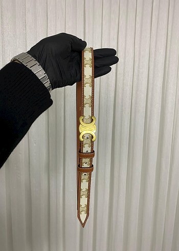 Kahverengi Deri Tokalı Kadın Kemer - Görsel 6