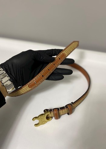 Kahverengi Deri Tokalı Kadın Kemer - Görsel 9