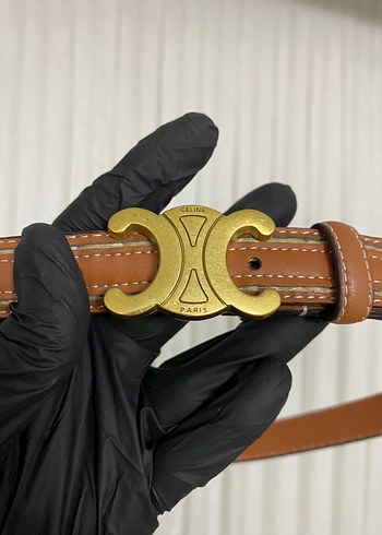 Kahverengi Deri Tokalı Kadın Kemer - Görsel 12