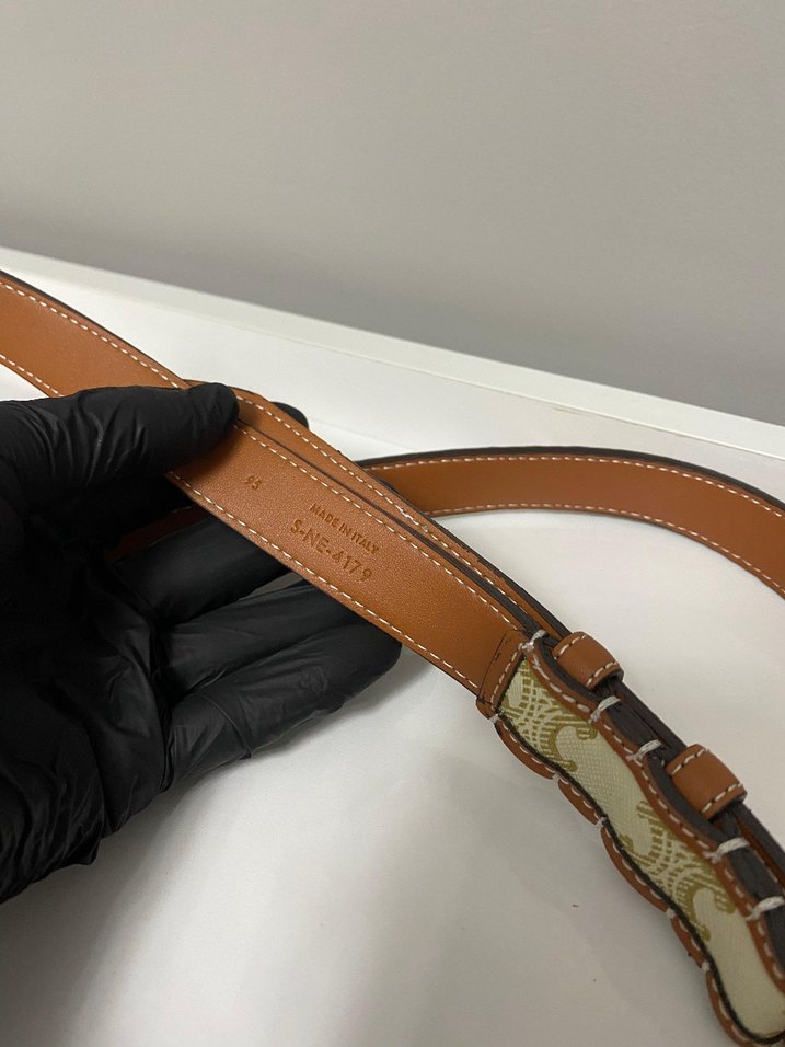 Kahverengi Deri Tokalı Kadın Kemer - Görsel 2