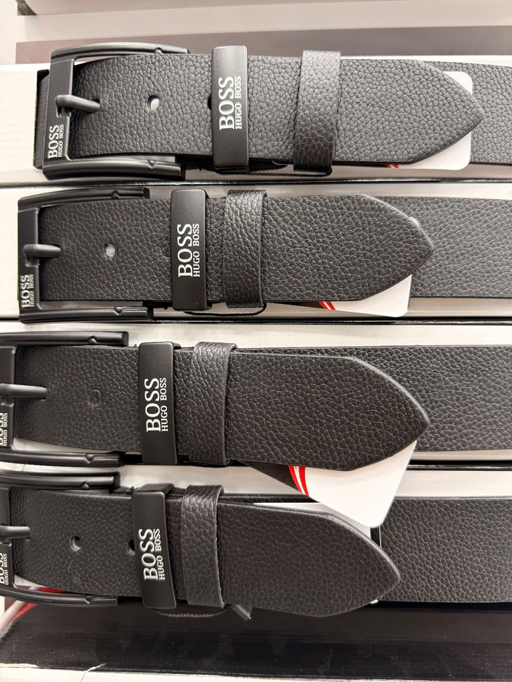 Calvin Klein Siyah Deri Kemer — görsel 3/4