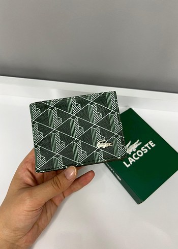Lacoste Geometrik Desenli Sik Cuzdan