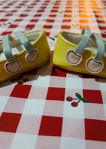 Sarı, Tokalı Kız Çocuk Babet - Görsel 4