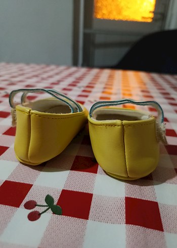 Sarı, Tokalı Kız Çocuk Babet - Görsel 3