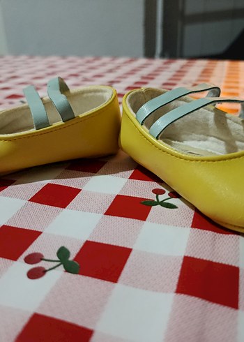 Sarı, Tokalı Kız Çocuk Babet - Görsel 5