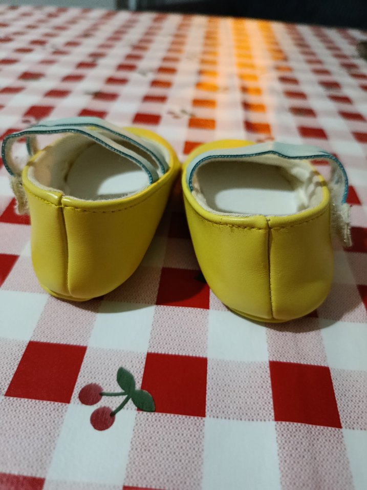 Sarı, Tokalı Kız Çocuk Babet - Görsel 2