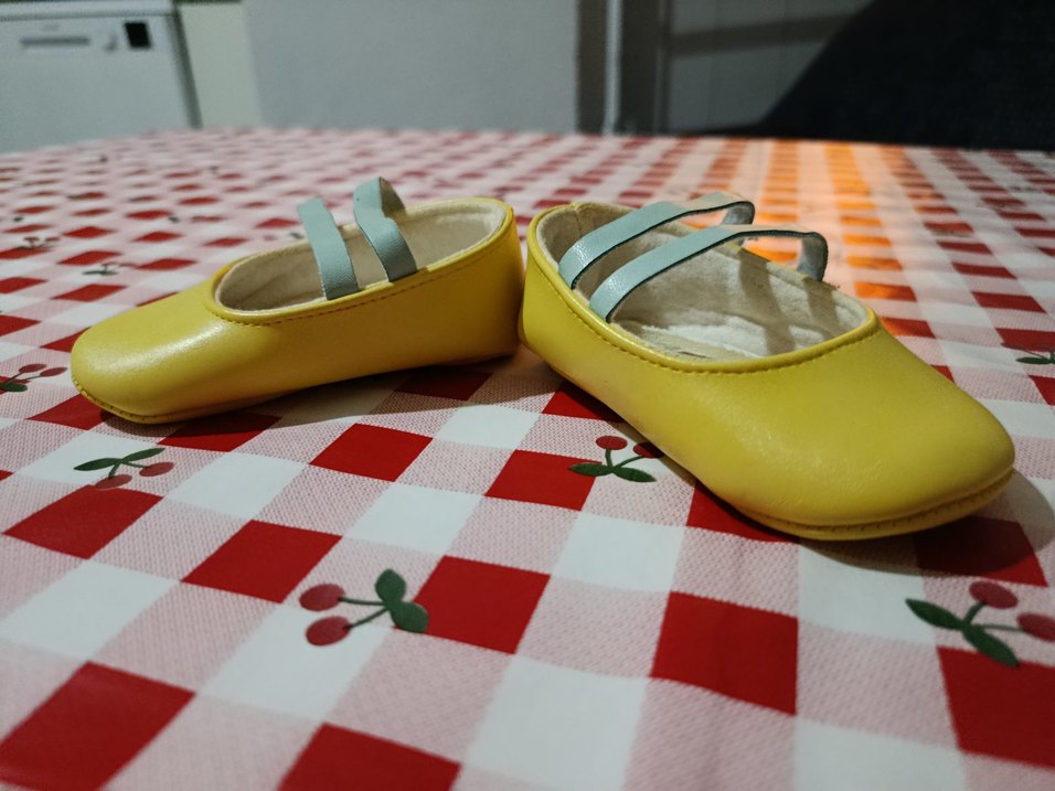 Sarı, Tokalı Kız Çocuk Babet - Görsel 5