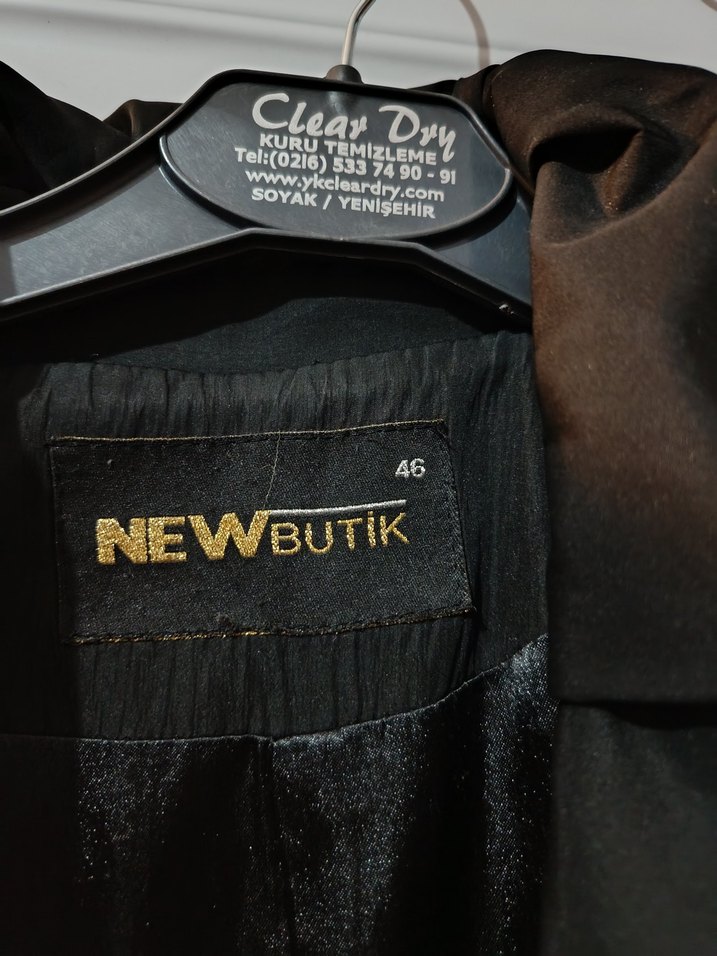 Siyah Kadın Trençkot - Görsel 3