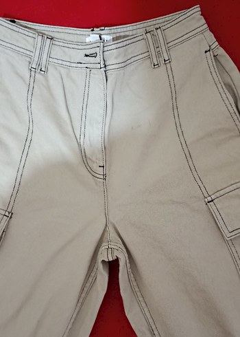 Kadın Rahat Kesim Midi Kot Pantolon - Görsel 2