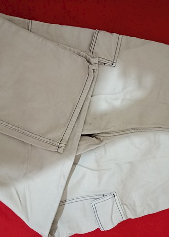 Kadın Rahat Kesim Midi Kot Pantolon - Görsel 4