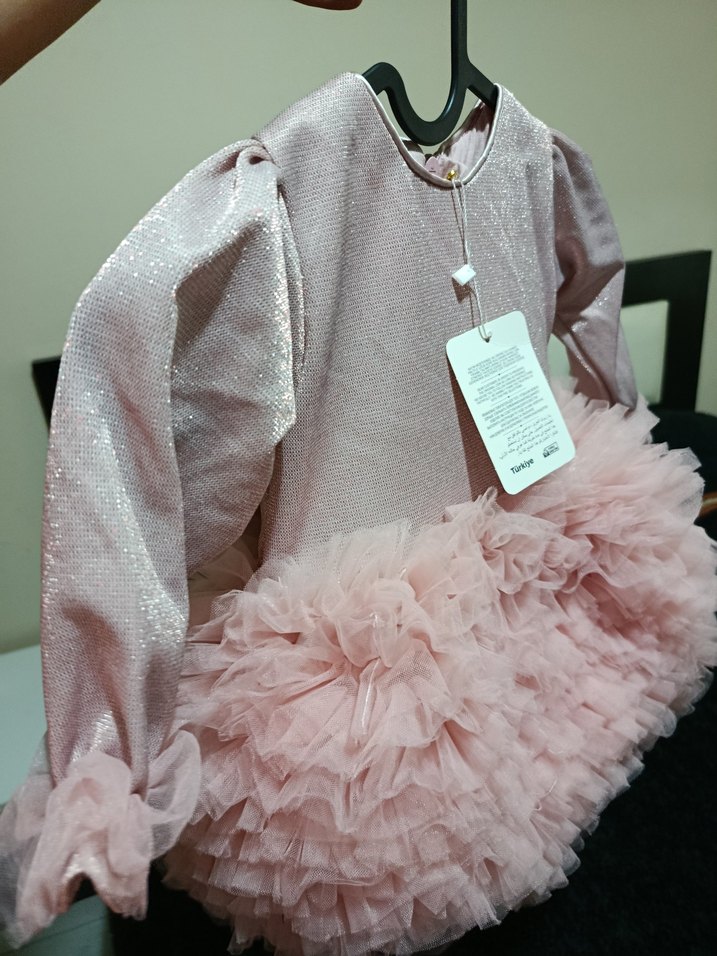 Kız bebek 1 yaş parti elbisesi 6-12 ay - Görsel 4