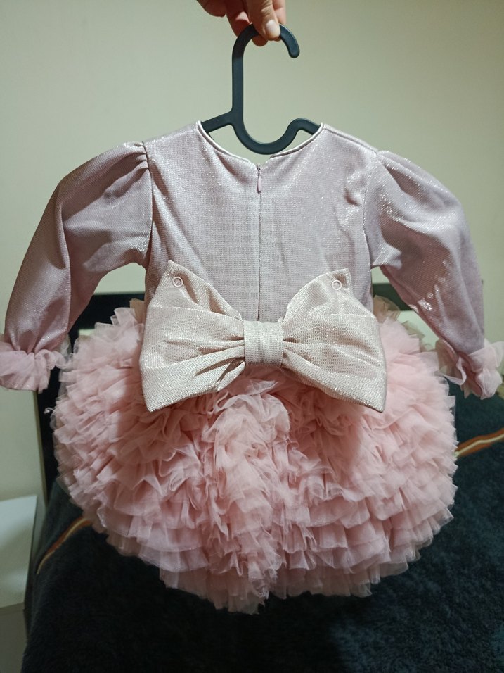 Kız bebek 1 yaş parti elbisesi 6-12 ay - Görsel 2