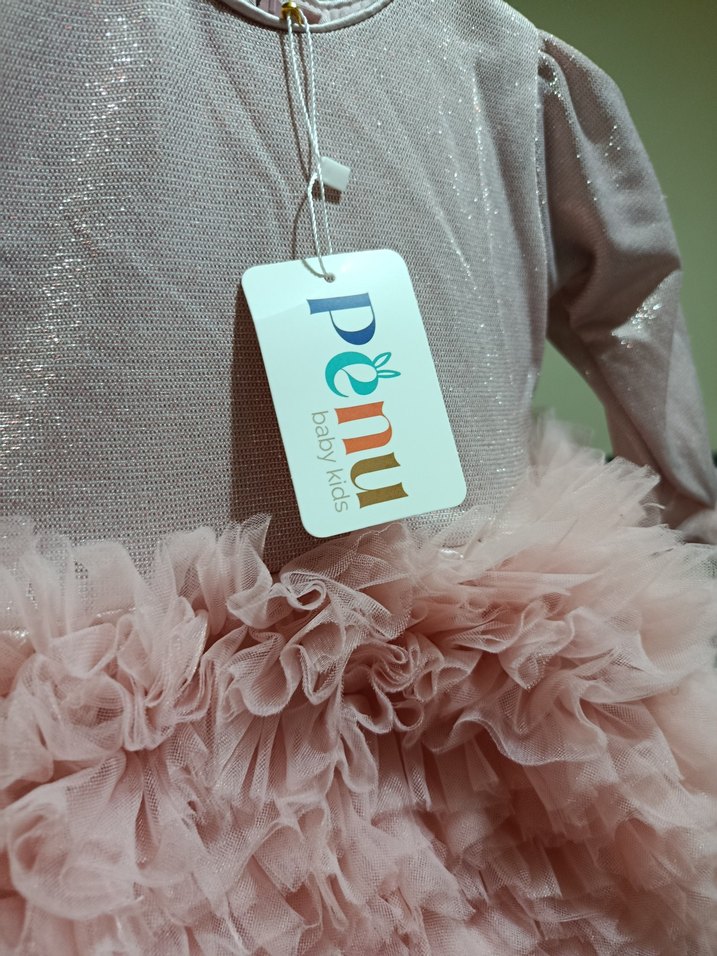 Kız bebek 1 yaş parti elbisesi 6-12 ay - Görsel 5