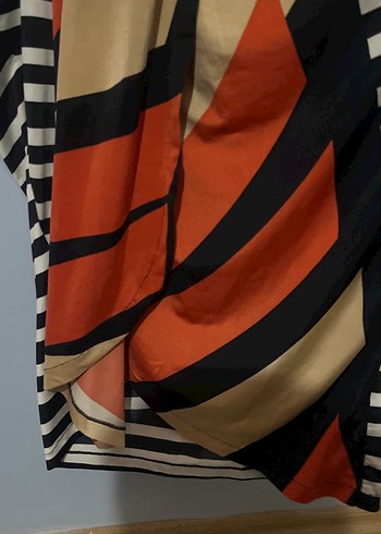 Çizgili Drapeli Uzun - Görsel 2