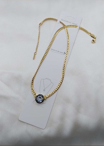 Accessorize Altın Renk Zincir Detaylı Midi Kolye