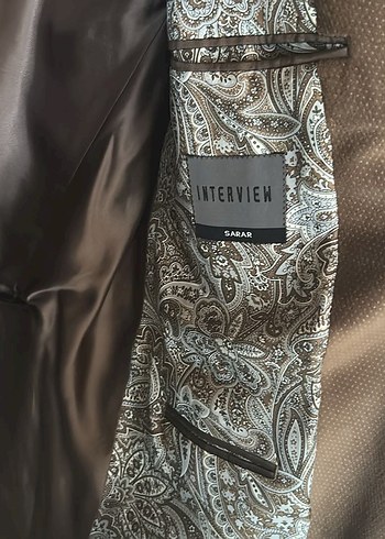 Bej Düğmeli Erkek Takım Ceket - Görsel 3