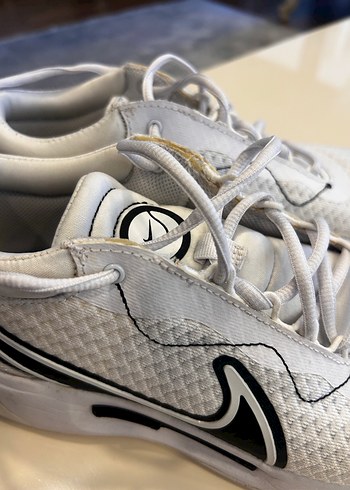 Nike Beyaz Bağcıklı Basketbol Ayakkabısı - Görsel 7