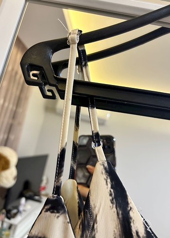 Perry İnce Askılı Desenli Elbise - Görsel 7