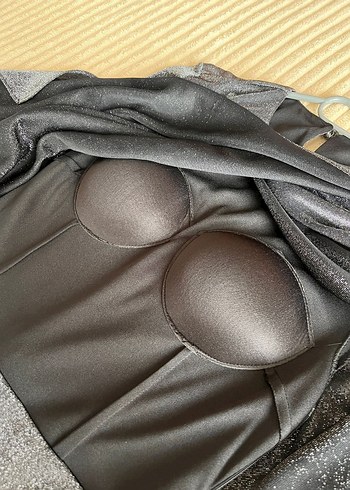 Siyah Renkli Uzun Abiye Elbise - Görsel 3