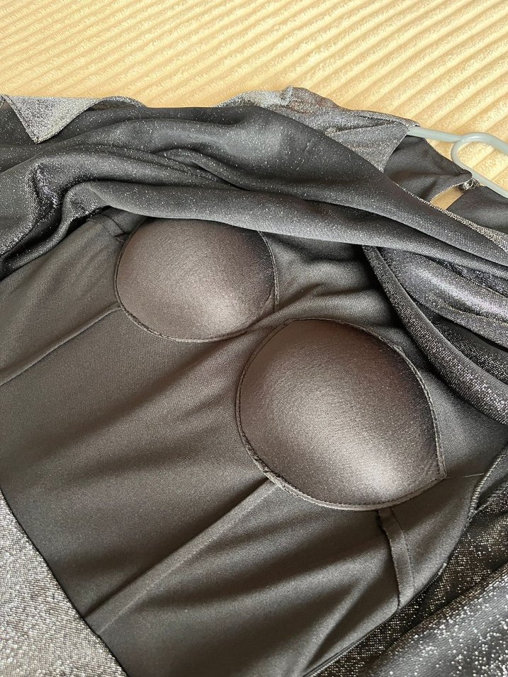 Siyah Renkli Uzun Abiye Elbise - Görsel 3