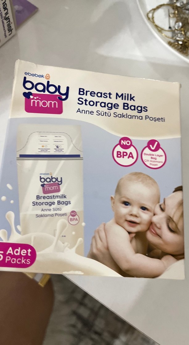 BPA İçermeyen Anne Sütü Saklama Poşetleri 25 Adet - Görsel 2