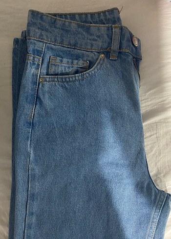 Kadın Mavi Denim Midi Boy Kot Pantolon