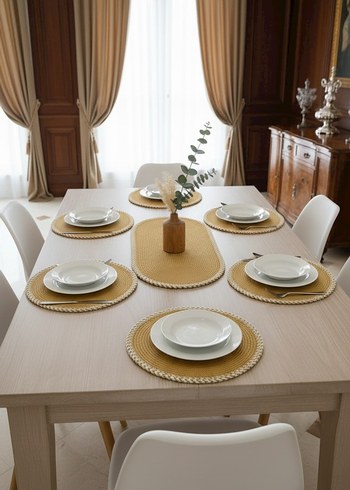 Gold Amerikan servis seti - Görsel 5