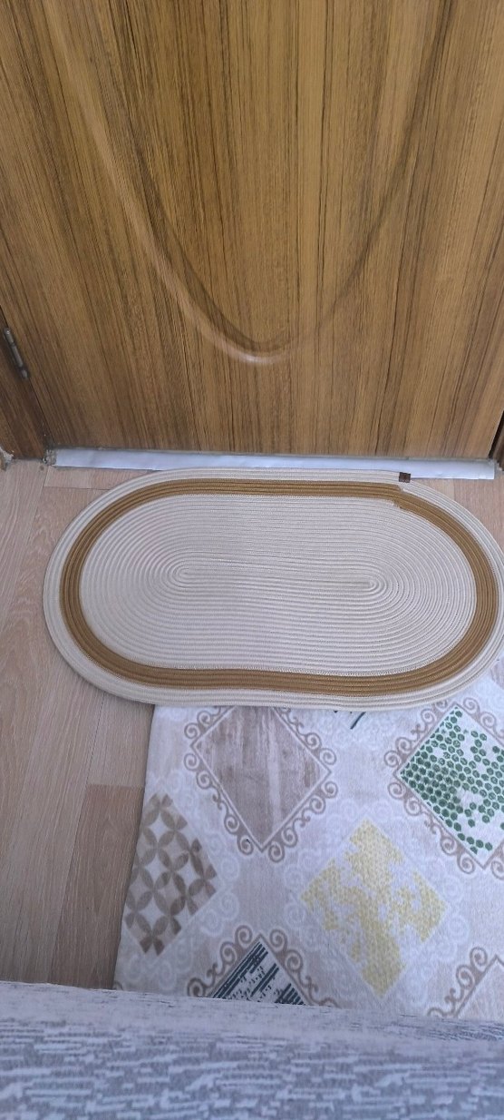 KREMj Bohem Oval  kapı önü banyo paspasi 40x60 - Görsel 4