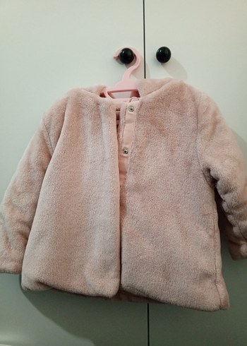 Kız Çocuk Bej Peluş Ceket