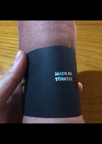 Kahverengi penye şal - Görsel 7