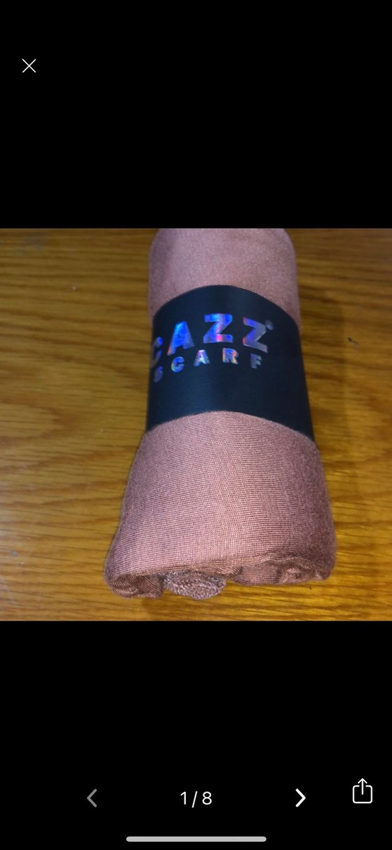 Kahverengi penye şal - Görsel 2