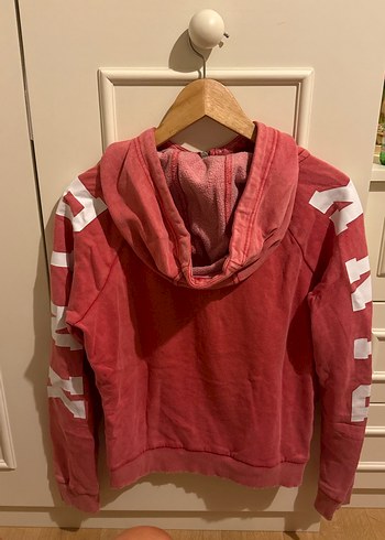 Victoria s Secret Pink Marka Pembe Kadın Fermuarlı Sweatshirt