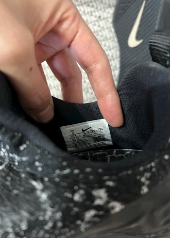 Erkek Siyah Baskılı Spor Ayakkabı - Görsel 4