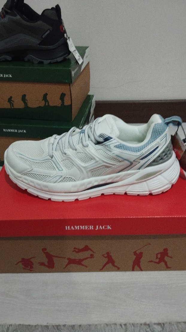 Hammerjack Beyaz Gri Erkek Spor Ayakkabı - Görsel 2