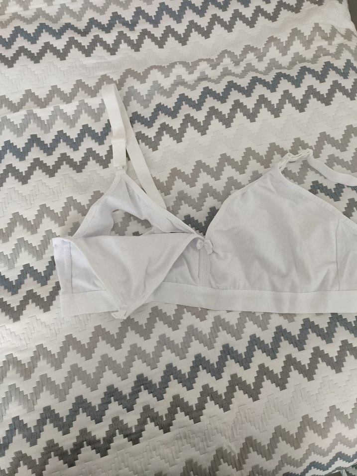 Beyaz Emzirme Sütyeni - Görsel 2