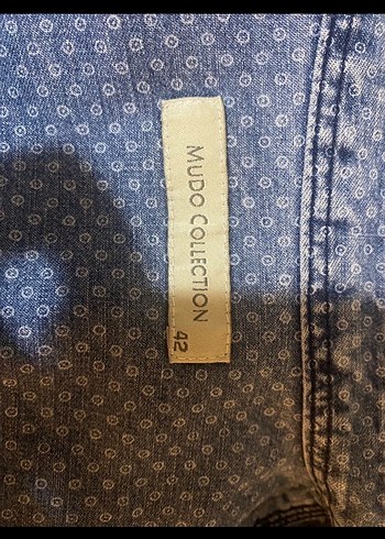Mudo Collection Mavi kot gömlek