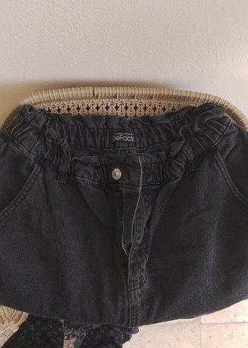 Siyah boyfriend pantolon