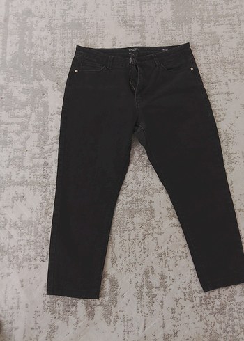 42 Beden LCW Jeans Siyah Fermuarlı Kot Pantolon