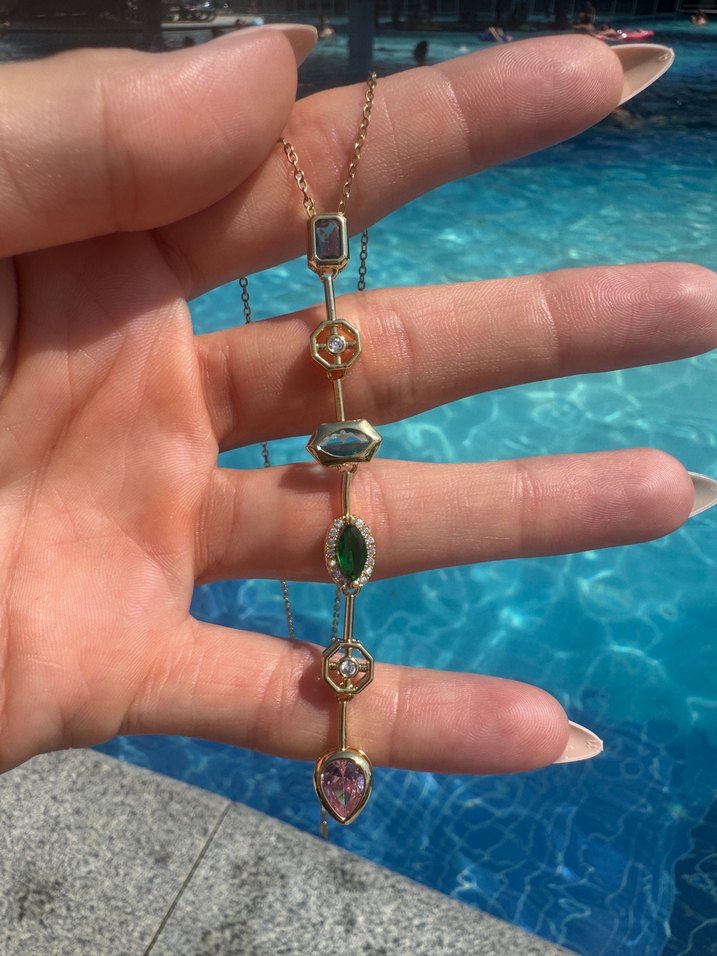 Çelik Y Element Kolye - Görsel 2