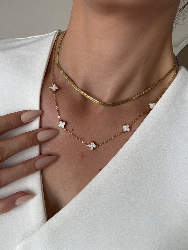 Gold Çelik İtalyan Zincir Kolye - Görsel 2