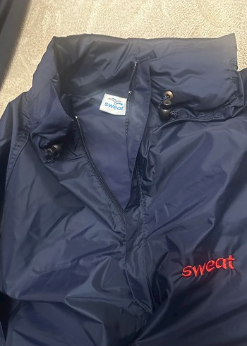 Kapüşonlu Fermuarlı Erkek Zayıflama Eşortmanı - Görsel 2